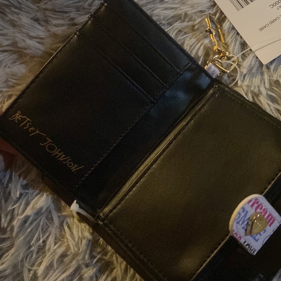 Betsey Johnson Peggable Card carrier Case Wallet NWT - Picture 2 of 5